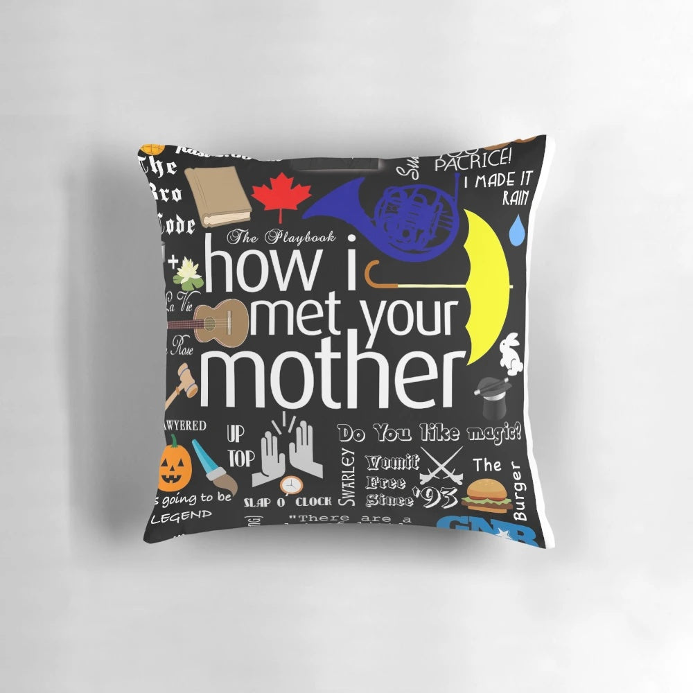 Cozy and Collectible How I Met Your Mother Themed Pillow