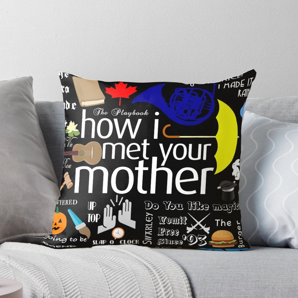 Cozy and Collectible How I Met Your Mother Themed Pillow
