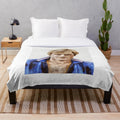 Robert Redford, Hollywood Legend, Photographic Plush Blanket