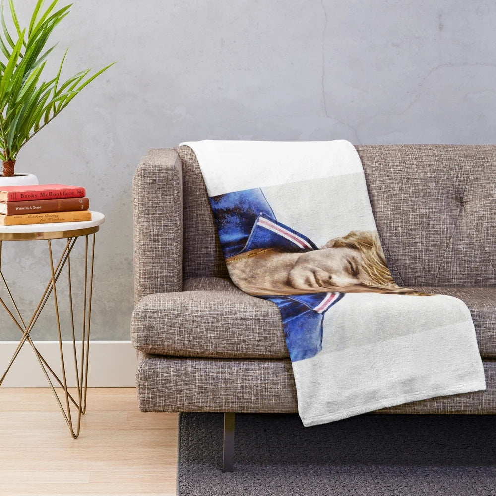 Robert Redford, Hollywood Legend, Photographic Plush Blanket