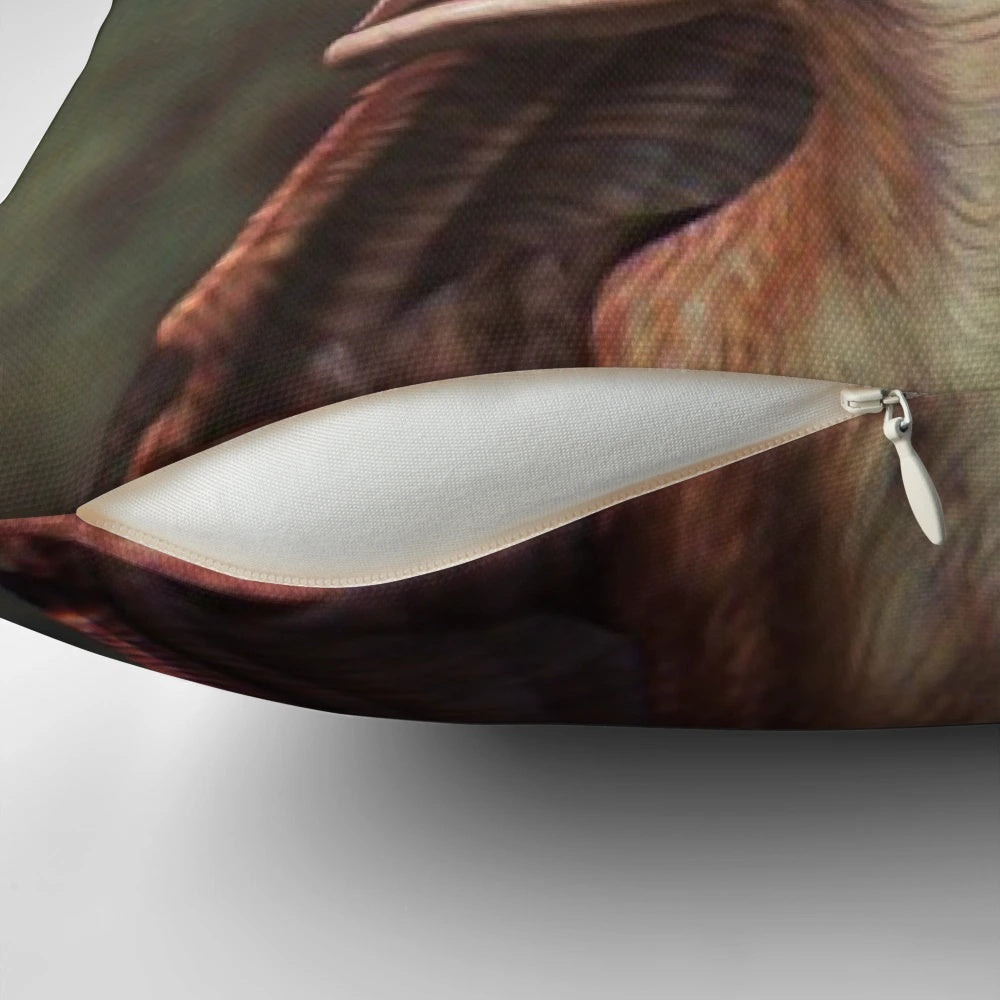 Soft, plush pillow featuring the beloved Star Wars character Jar Jar Binks