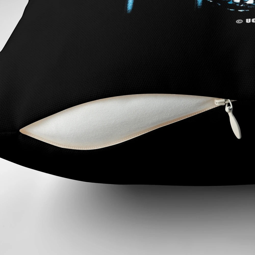 Jaws movie pillow with the iconic shark head design