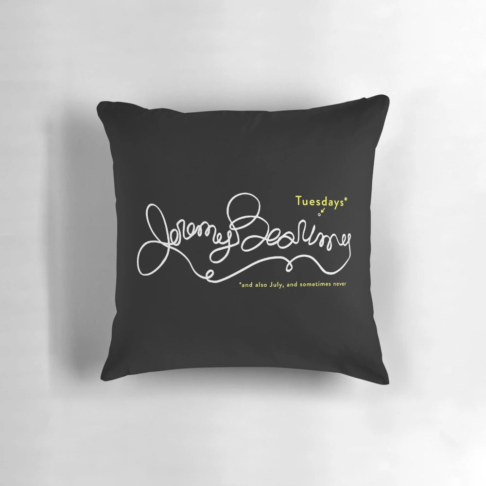 Plush Jeremy Bearimy Pillow Featuring Characters from The Good Place TV Series