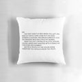 Jersey Shore inspired The Note Wall Tapestry Pillow