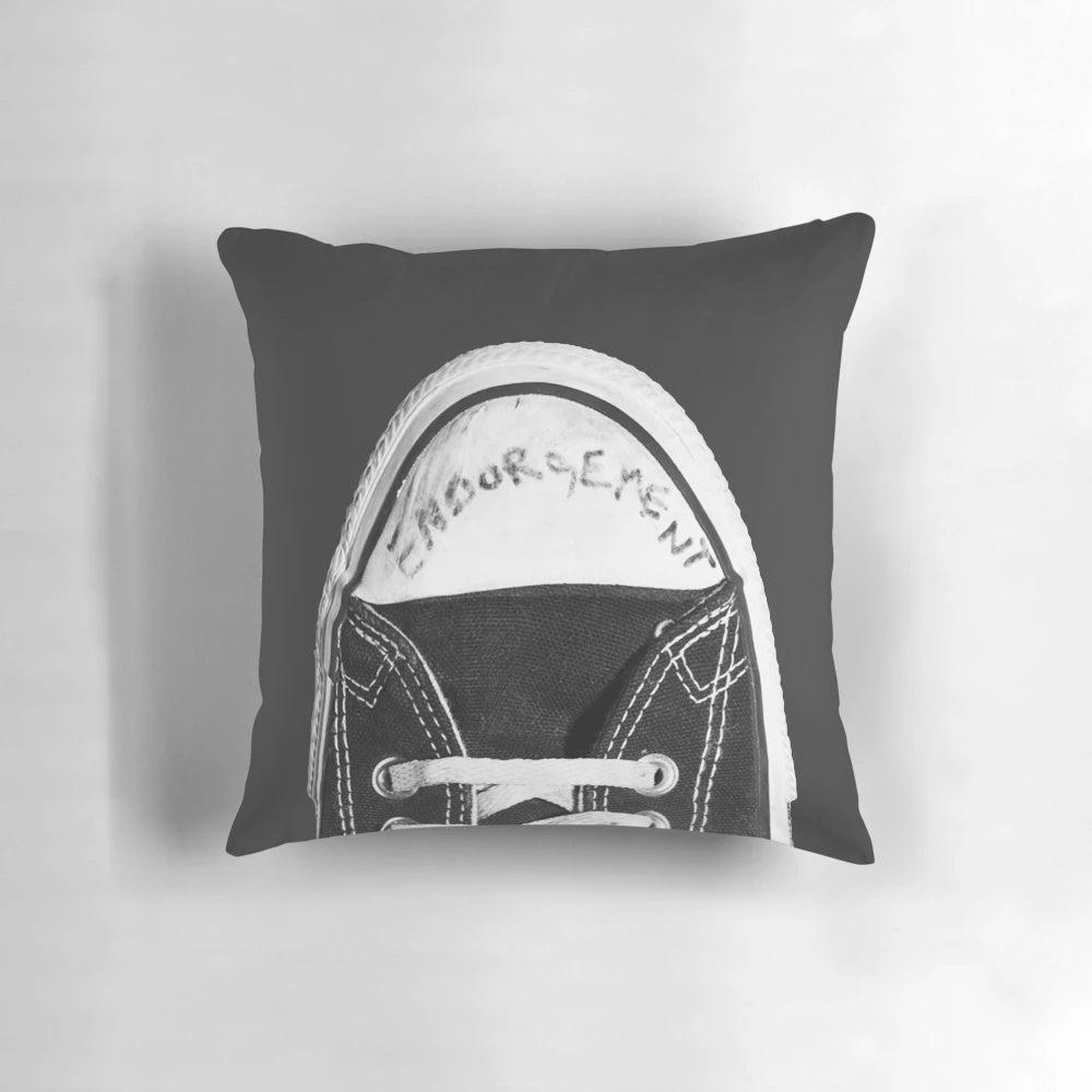 Kurt Cobain Nirvana Converse Sneaker Pop Culture Pillow