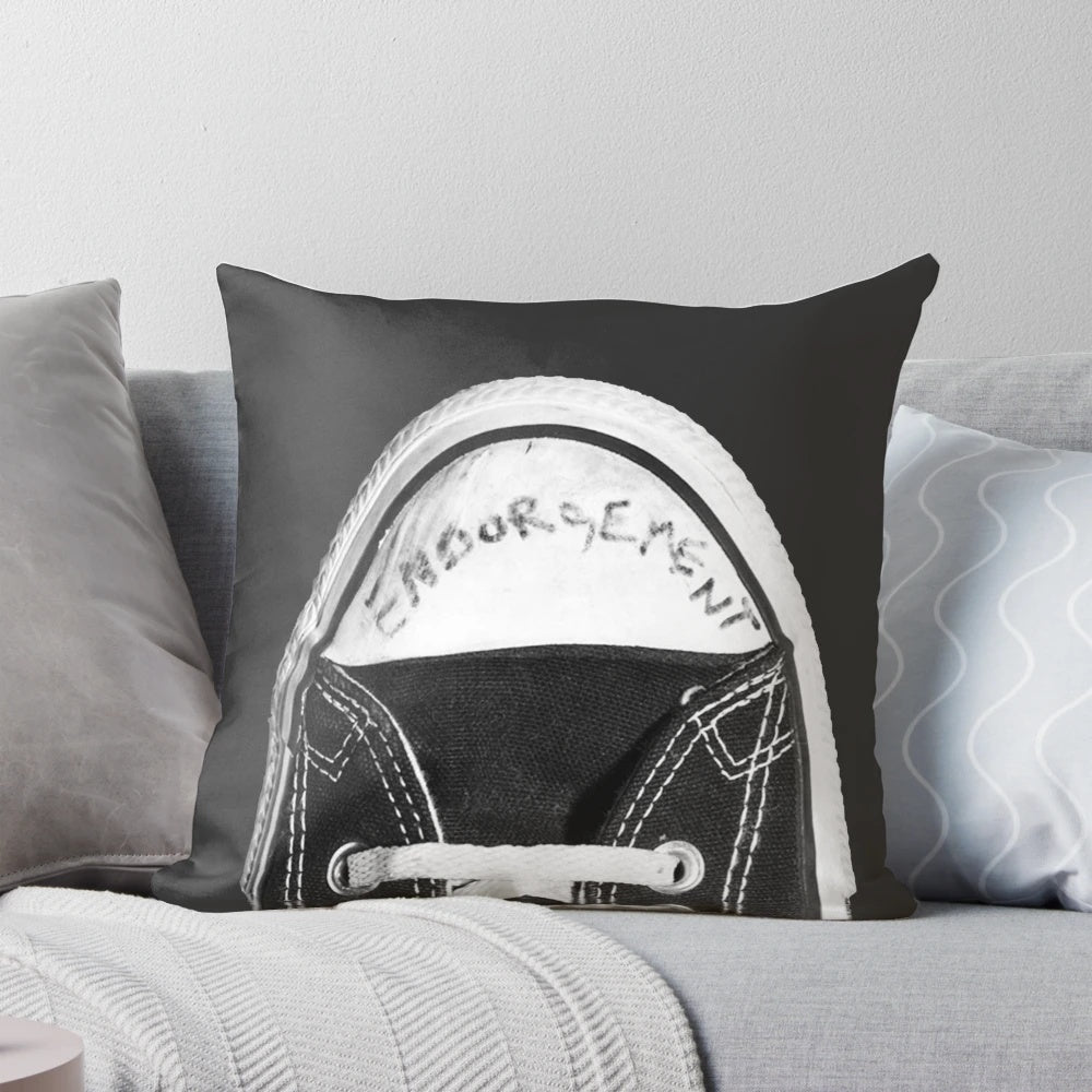 Kurt Cobain Nirvana Converse Sneaker Pop Culture Pillow