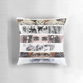 Decorative pillow featuring the iconic eyes of the Goblin King from the classic 1980s fantasy film 'Labyrinth