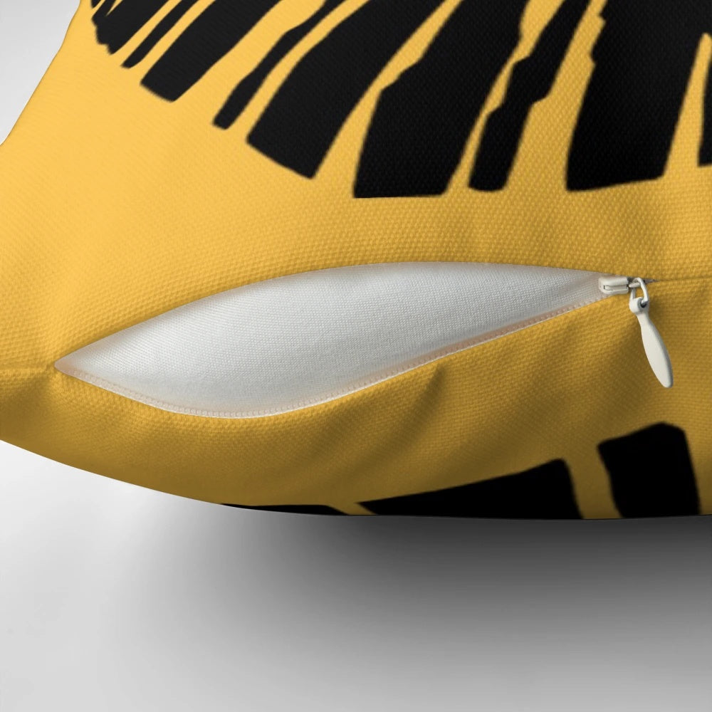 Plush pillow featuring the iconic Lion King Broadway musical logo