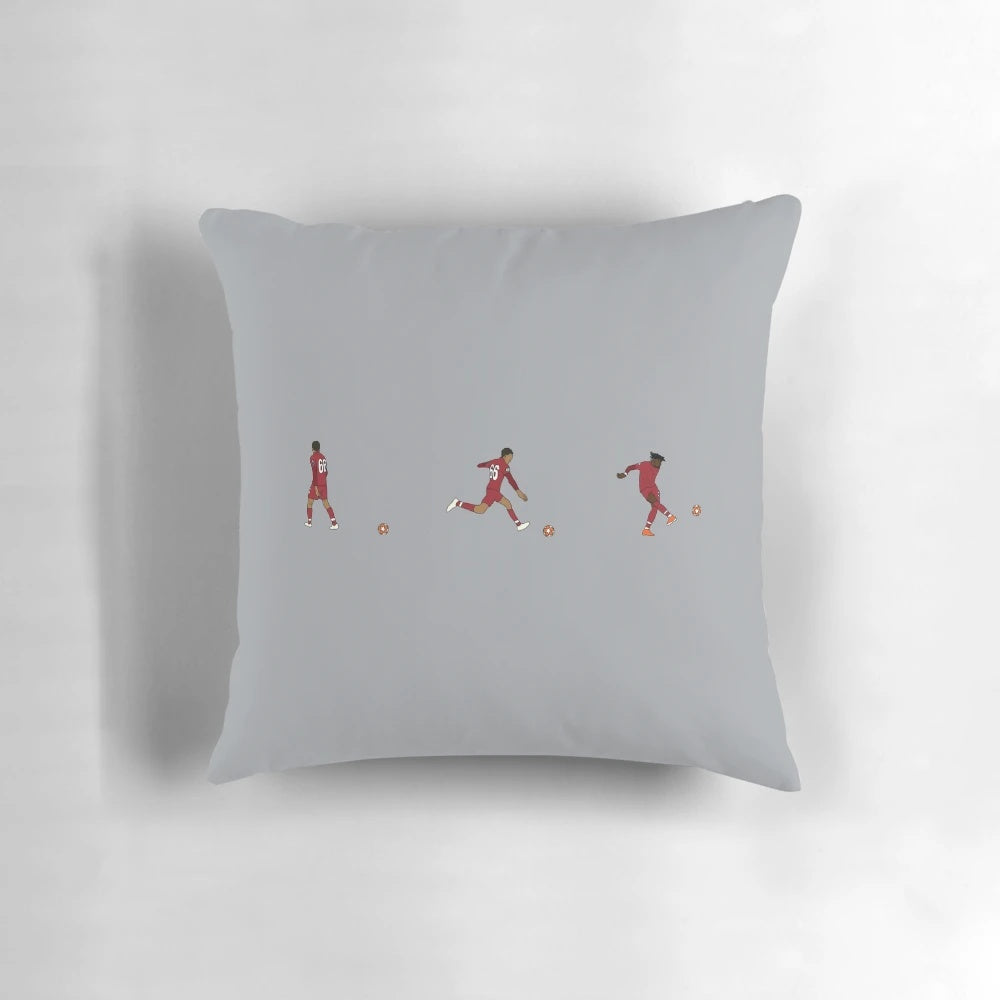 Liverpool FC "Corner Taken Quickly" Commemorative Pillow