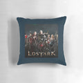 Chiffon pillow featuring the iconic Lost Ark logo and Indiana Jones-inspired design
