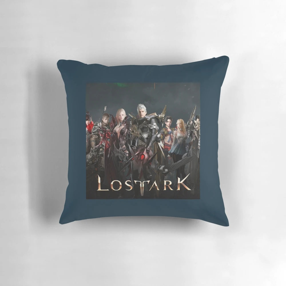 Chiffon pillow featuring the iconic Lost Ark logo and Indiana Jones-inspired design