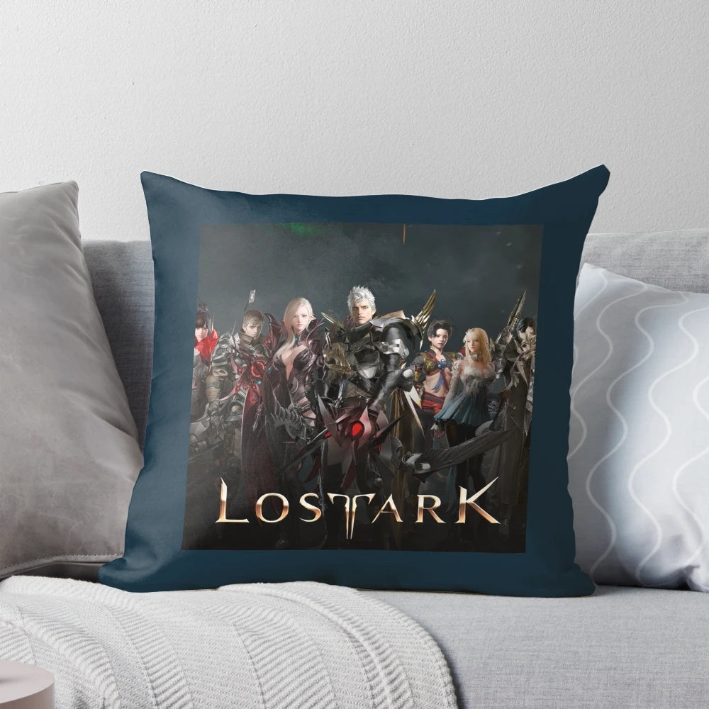 Chiffon pillow featuring the iconic Lost Ark logo and Indiana Jones-inspired design