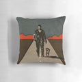 Mad Max: The Road Warrior custom poster pillow featuring the iconic post-apocalyptic setting and characters.