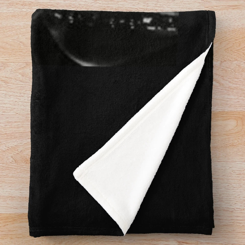 Marilyn Monroe black and white plush blanket