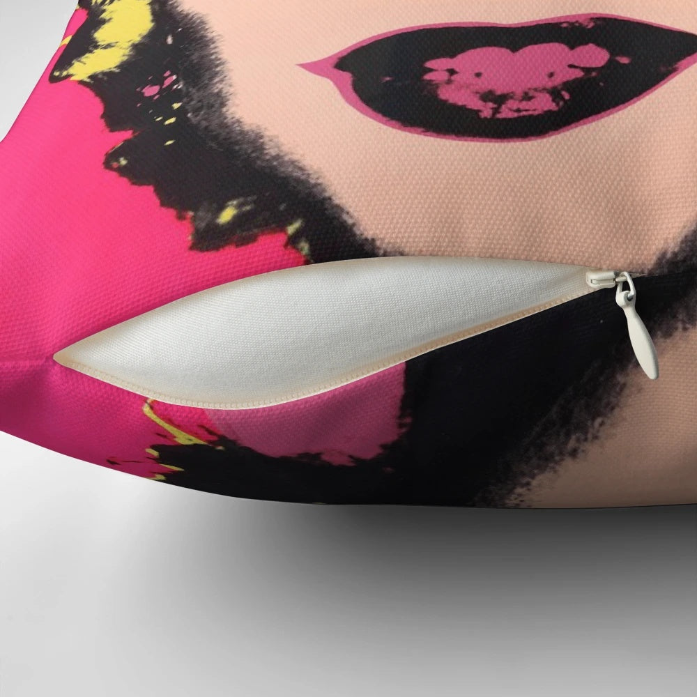 Vibrant Marilyn Monroe Pop Art Pillow for Chic Home Decor