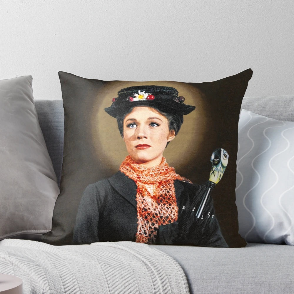 Mary Poppins collectible pillow with iconic umbrella design