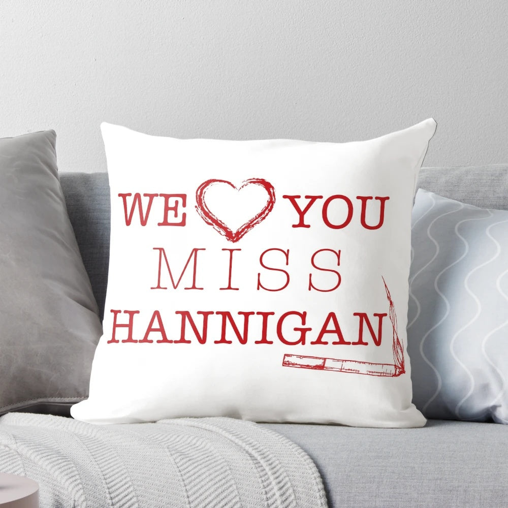 Soft, plush pillow featuring the iconic character Miss Hannigan from the musical Annie