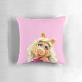 Soft, pink Miss Piggy plush pillow from the beloved Muppets franchise