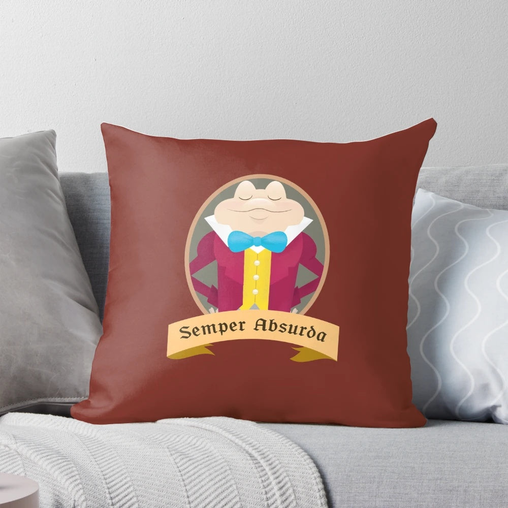 Plush Mr. Toad Pillow Inspired by the Motor Mania Adventures of J. Thaddeus Toad