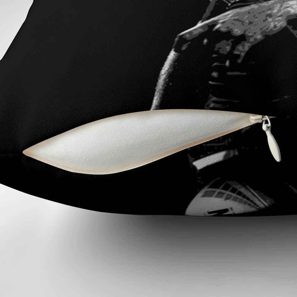 Decorative NRL football pillow featuring Nathan Cleary of the Penrith Panthers