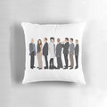 NCIS cast drawing pillow featuring the main characters from the popular crime drama TV series