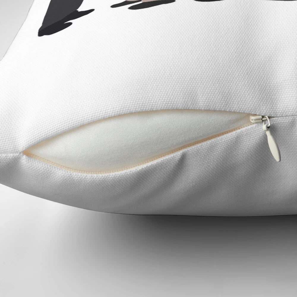 NCIS cast drawing pillow featuring the main characters from the popular crime drama TV series