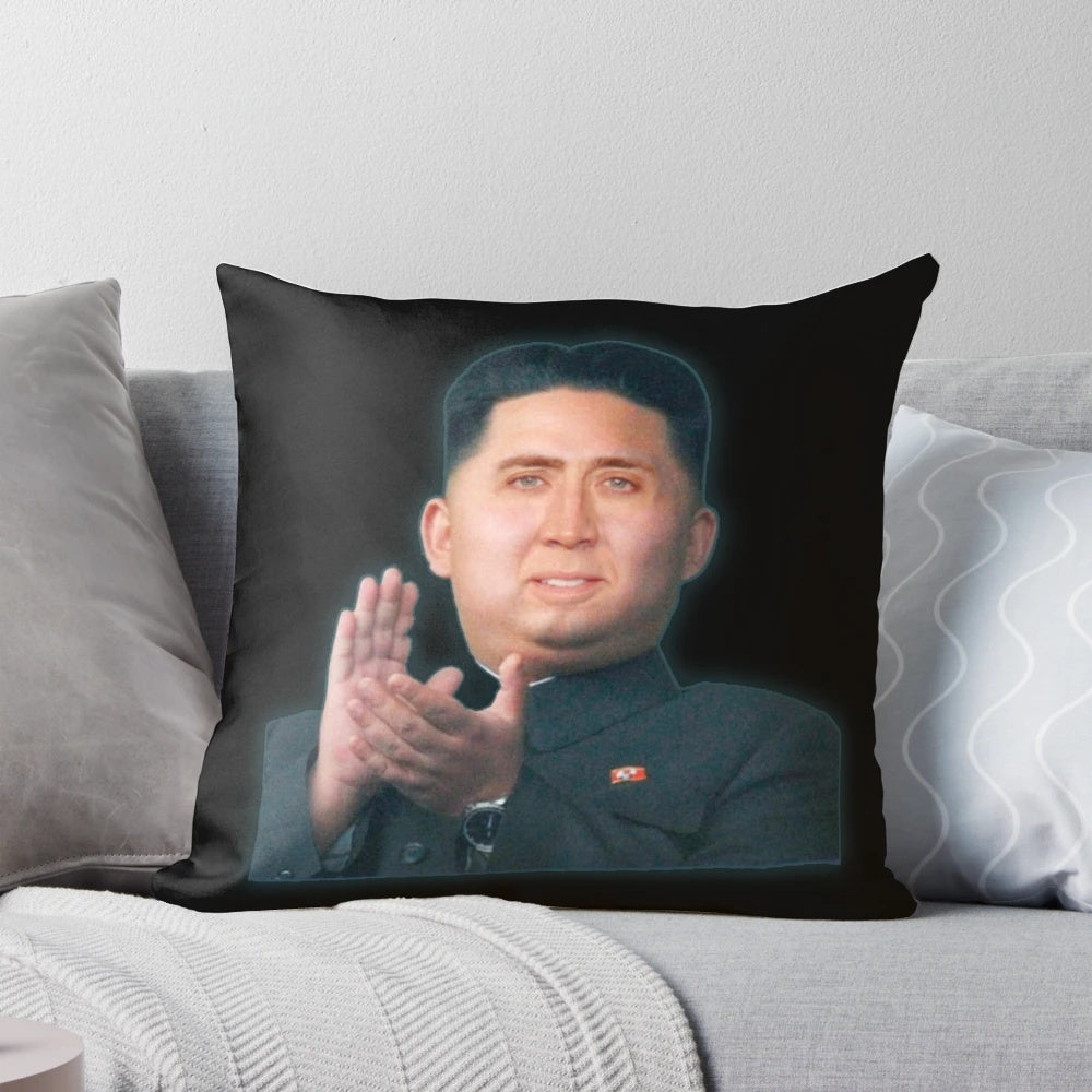 Plush Nicolas Cage Supreme Leader Pillow for Home and Office
