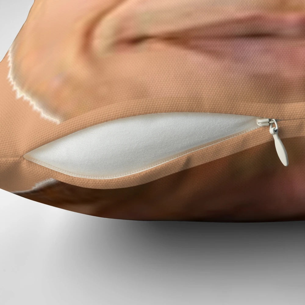 Stylized image of former President Barack Obama's face on a soft, comfortable pillow