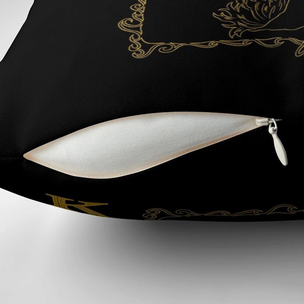 Soft, plush 'King of Hearts' pillow featuring Trafalgar Law and Corazon from the hit anime and manga series One Piece