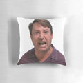 Mark Corrigan Christmas Pillow from the iconic British comedy series "Peep Show"