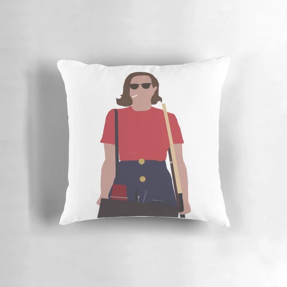 Cozy Peggy Olson pillow featuring the beloved character from the hit TV series Mad Men