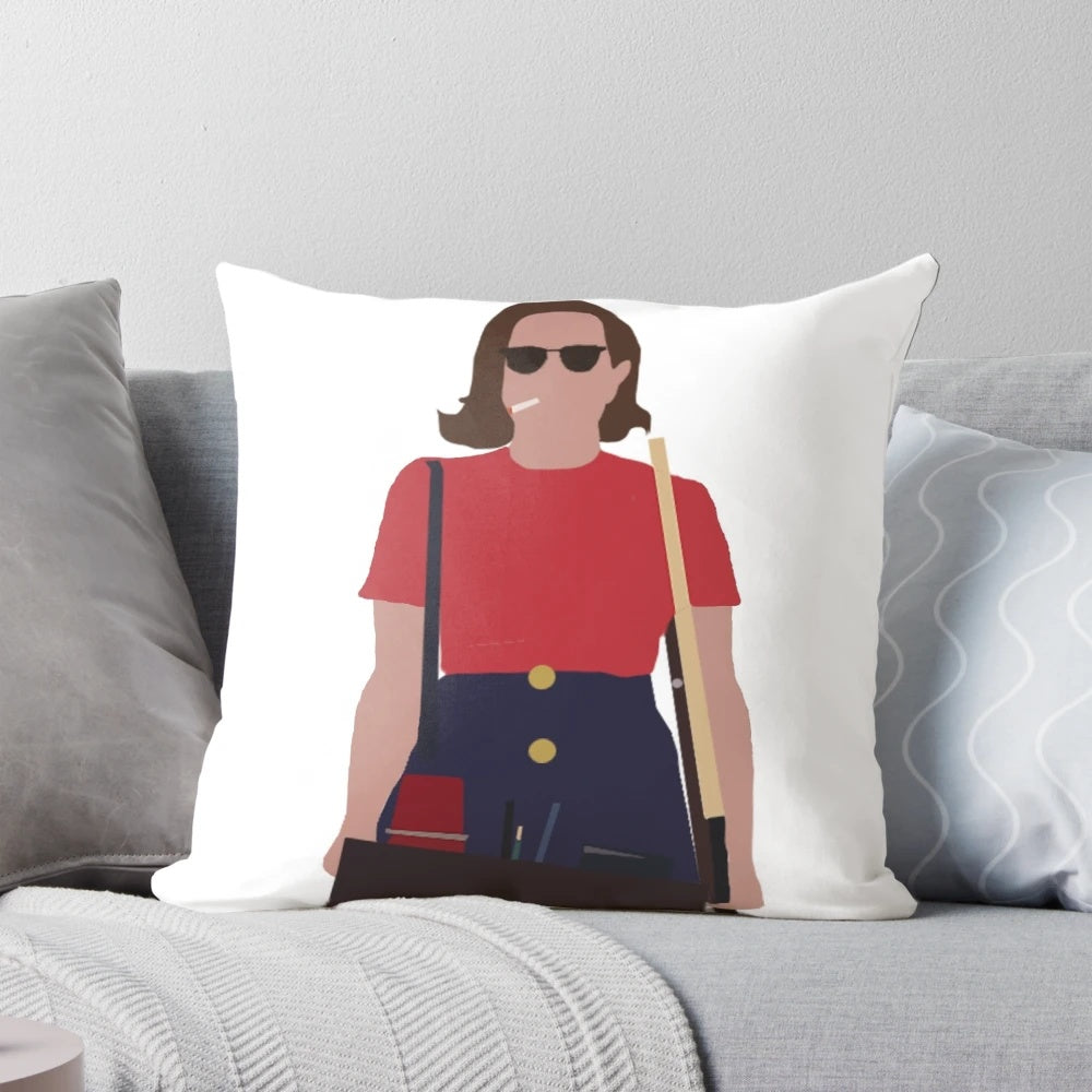 Cozy Peggy Olson pillow featuring the beloved character from the hit TV series Mad Men