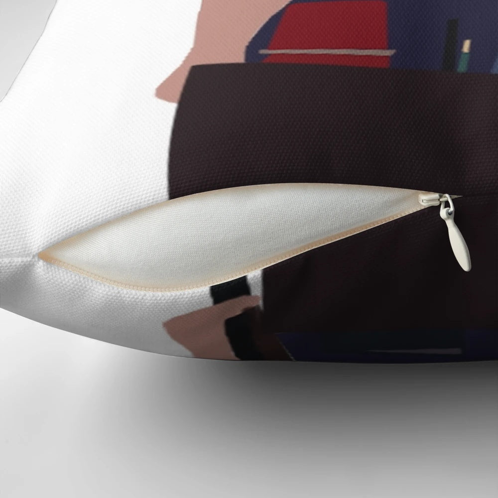 Cozy Peggy Olson pillow featuring the beloved character from the hit TV series Mad Men