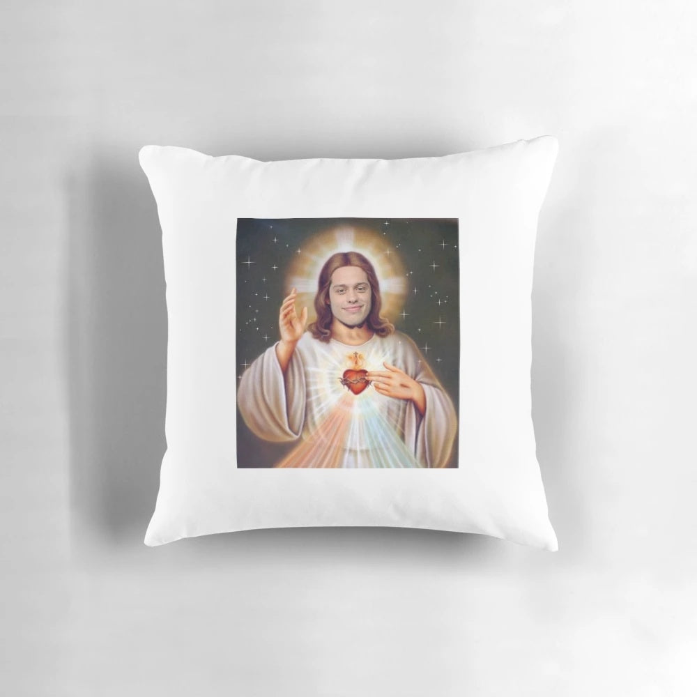 Pete Davidson as Jesus Christ Pillow for Fans of SNL and Comedy