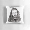 Elegant black and white portrait of Pete Wickes, renowned TOWIE celebrity.