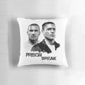 Illustrated Prison Break Pillow with Michael Scofield and Lincoln Burrows
