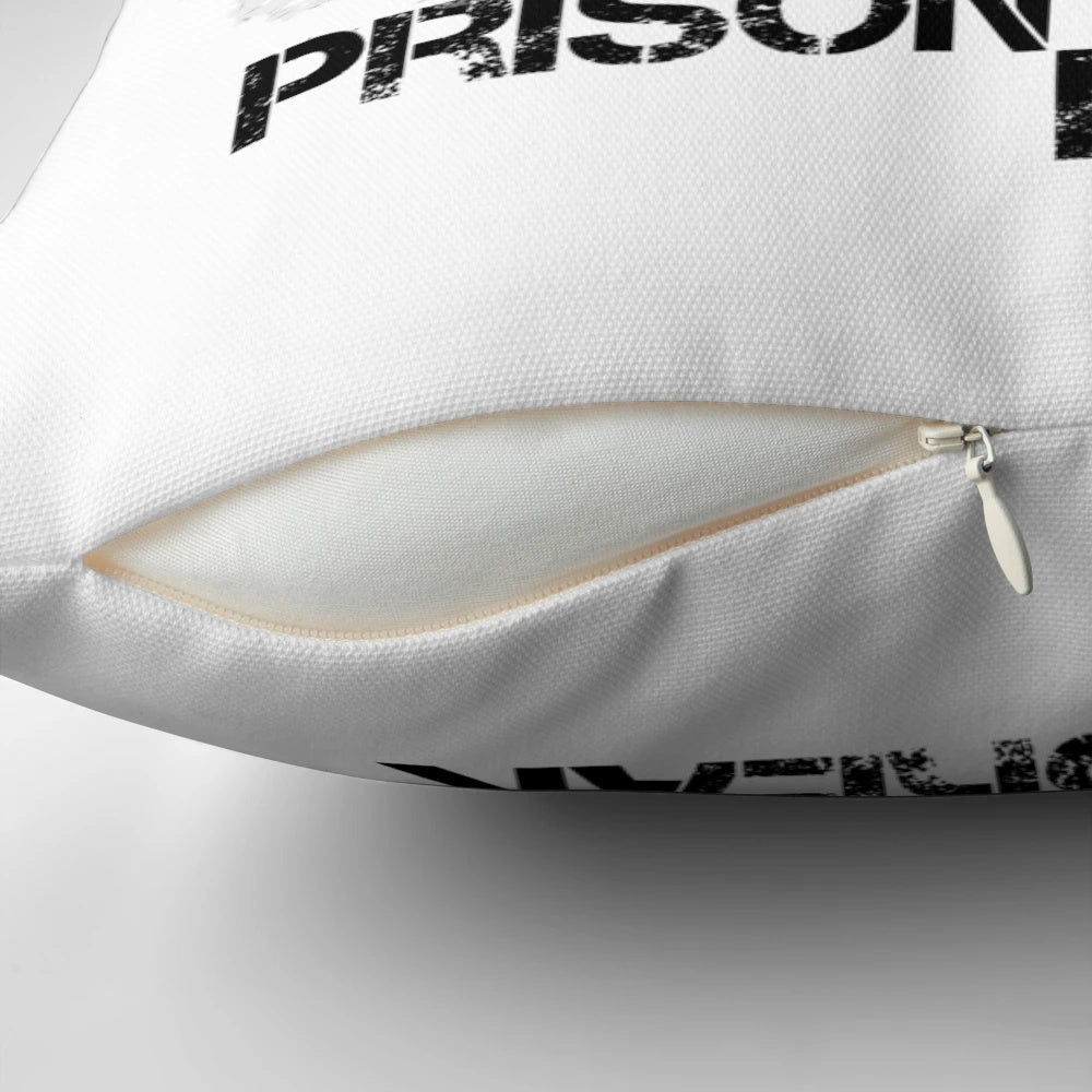 Illustrated Prison Break Pillow with Michael Scofield and Lincoln Burrows