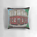 Pillow featuring iconic Vic Pub from British TV series