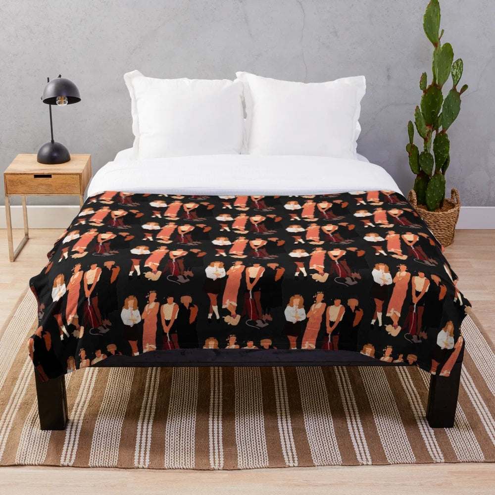 Iconic Queen Freddie Mercury Inspired Plush Blanket