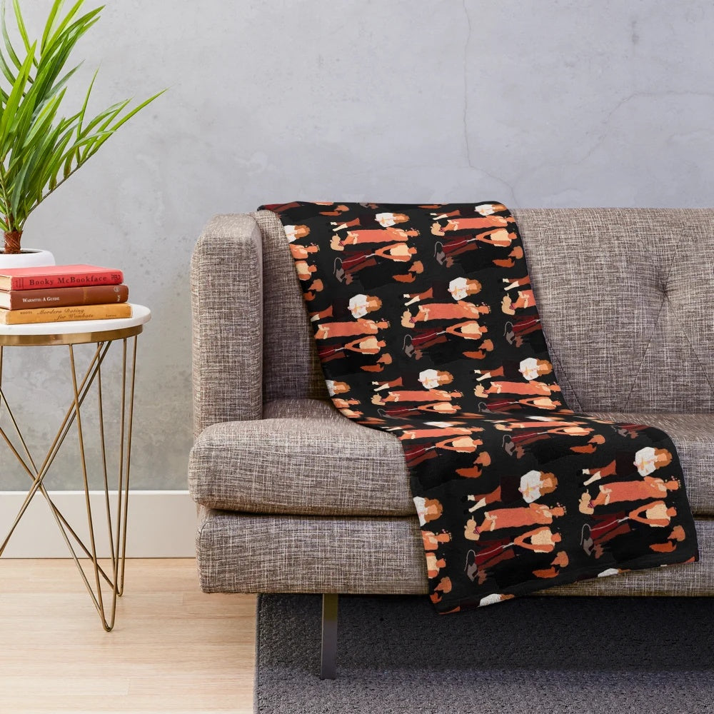Iconic Queen Freddie Mercury Inspired Plush Blanket
