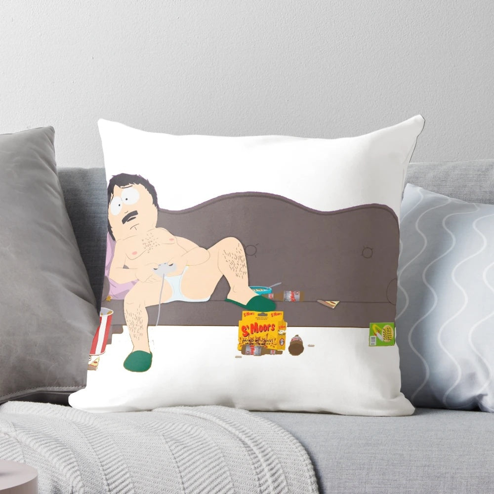 Randy Marsh Couch Pillow from the iconic TV show South Park