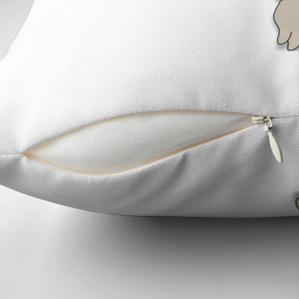 Pillow featuring a design of the character Roger the Alien from American Dad smoking marijuana