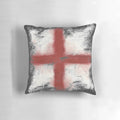 Distressed Pillow with the Flag of Saint George, Representing British National Pride
