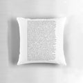 A plush pillow featuring a memorable quote from the film Little Women