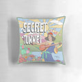 Colorful album cover pillow design featuring "Secret Tunnel" by Avatar: The Last Airbender's Chong and the Nomads