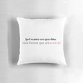 Stargirl-inspired pop art pillow featuring The Weeknd's XO logo