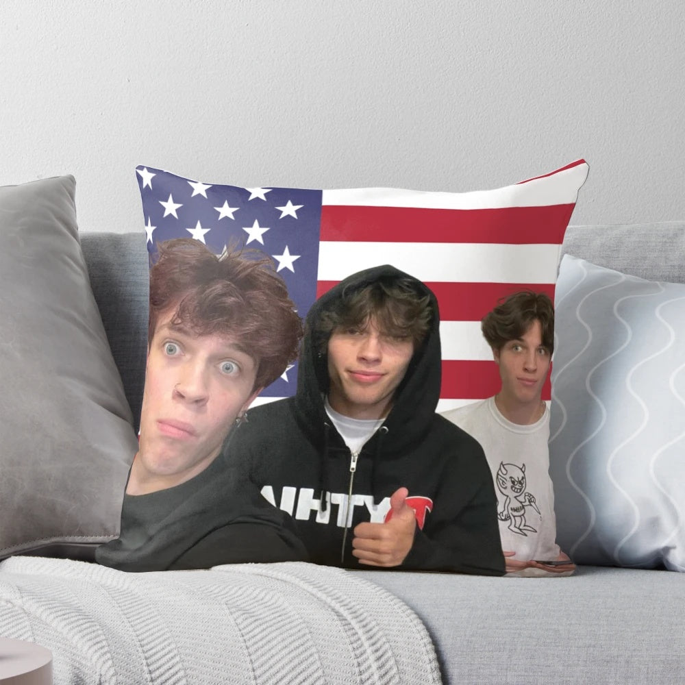 Sturniolo Triplets Iconic Pillow with the three brothers' faces