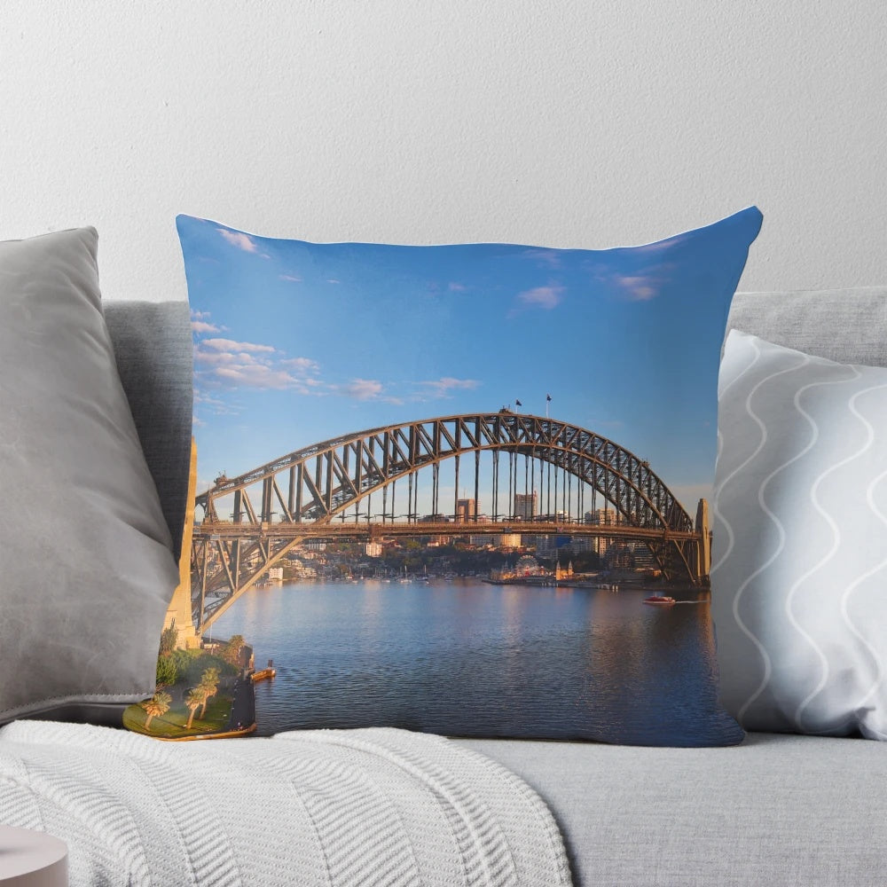 Sydney Harbour Bridge in the morning, a picturesque landscape showcasing the iconic Australian landmark