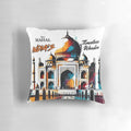 Taj Mahal Pillow Featuring India's Iconic Landmark