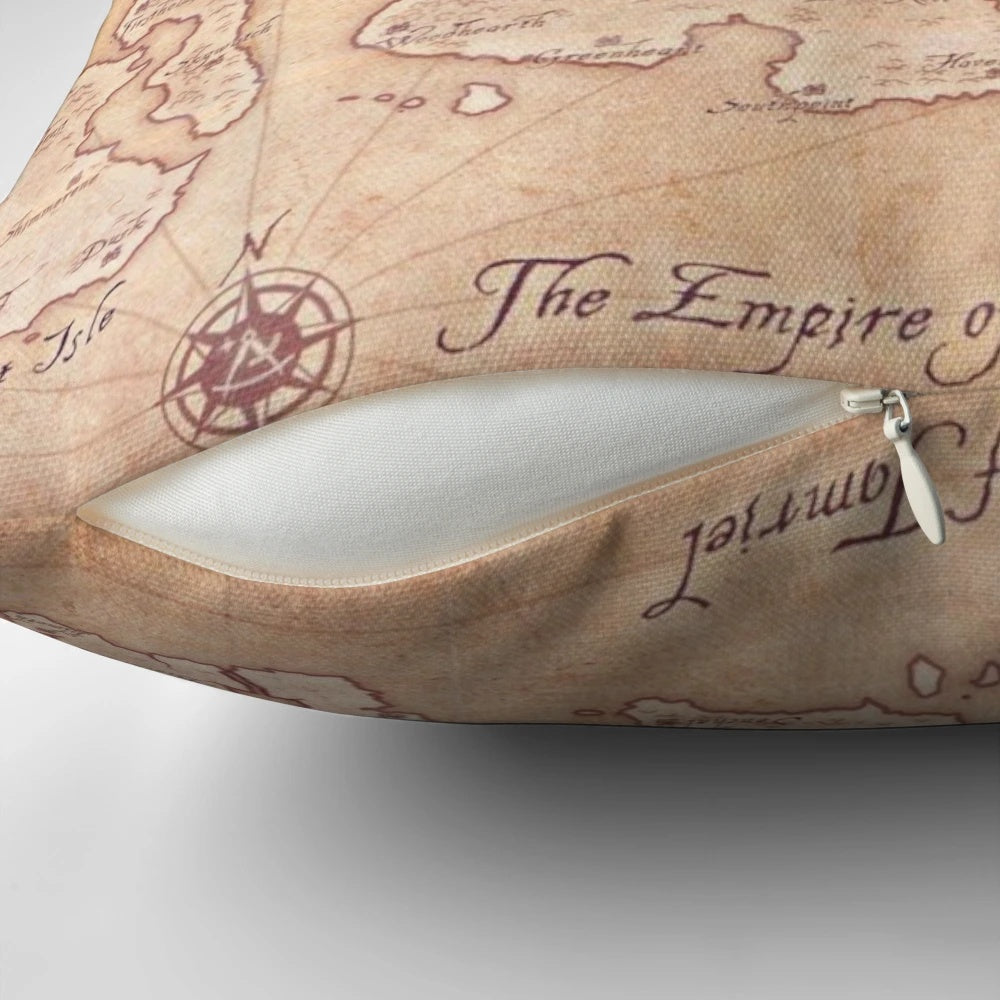 Tamriel Pillow featuring the iconic Elder Scrolls landscape